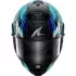 Casque Shark Spartan RS Carbon Vibetrack Carbone Vert Chrome