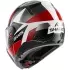 Casque Shark OXO Ready Blanc Anthracite Rouge
