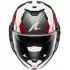 Casque Shark OXO Ready Blanc Anthracite Rouge
