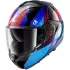 Casque Shark OXO Ready Noir Bleu Rouge