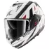 Casque Shark OXO Dashed Blanc Anthracite Rouge