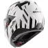 Casque Shark OXO Dashed Blanc Anthracite Rouge