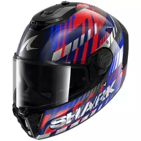 Casque Shark Spartan RS Carbon Vibetrack Carbone Rouge Chrome