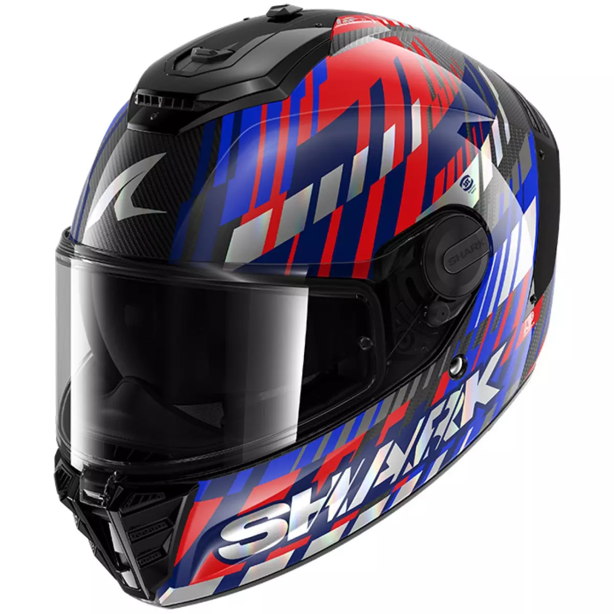 Casque Shark Spartan RS Carbon Vibetrack Carbone Rouge Chrome