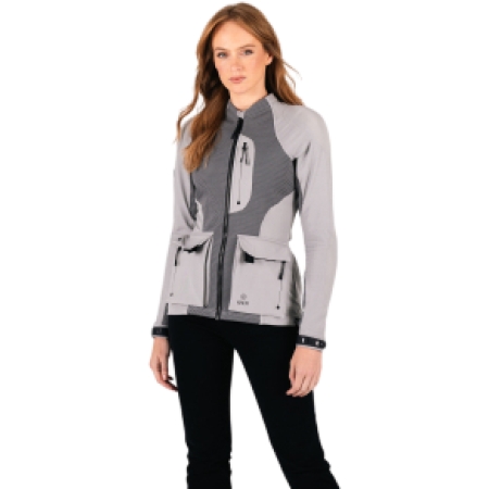 Veste Femme Knox Tor Gris - Blousons et Vestes Moto Femme KNOX