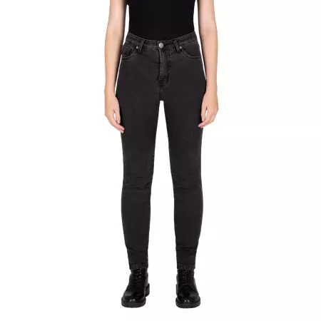 Jean Femme Knox Colton Court Noir Charbon - Pantalon Femme KNOX