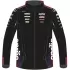 Veste Zippée Enfant Ixon SWK APRILIA 26 Noir Violet Rouge Fluo