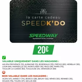 Carte Cadeau Magasin 20€ SpeedK'Do