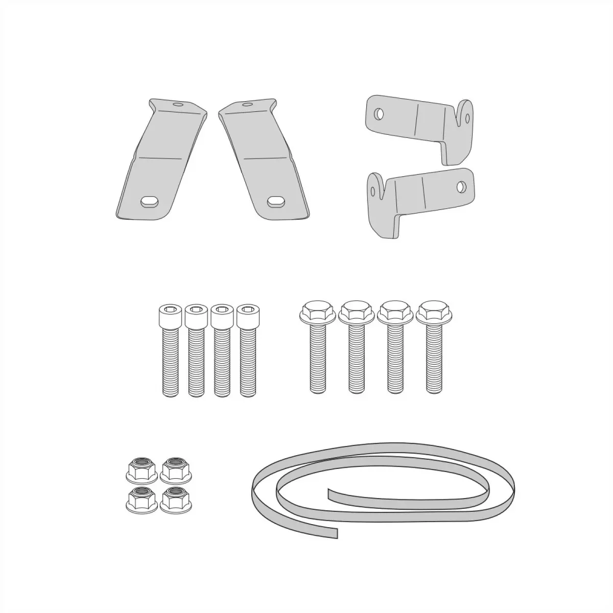 Kit Fixation Givi Pour Supports Latéraux PL1146/PLX1146/PL1146CAM - 1146KIT