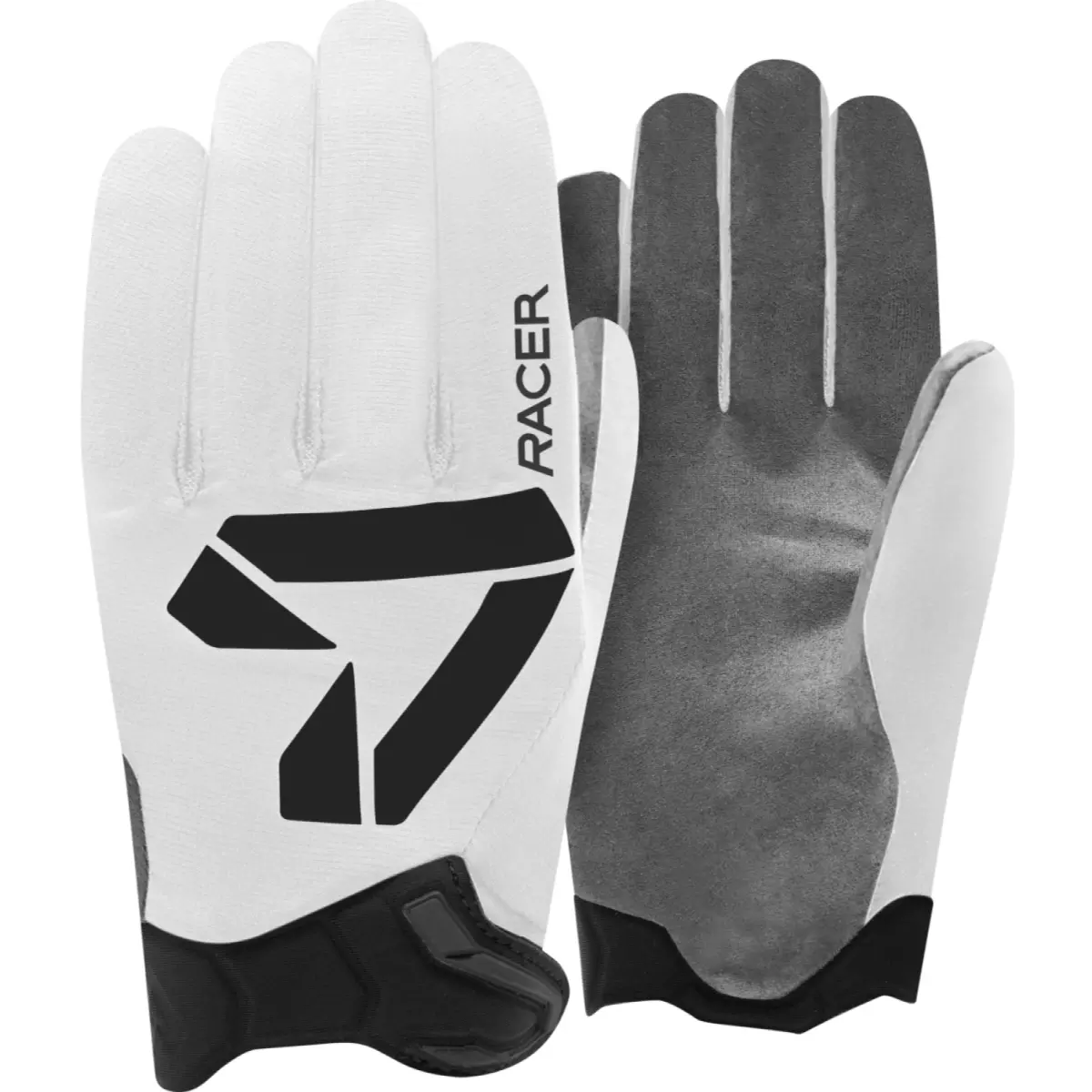 Gants Racer Clutch Control Blanc