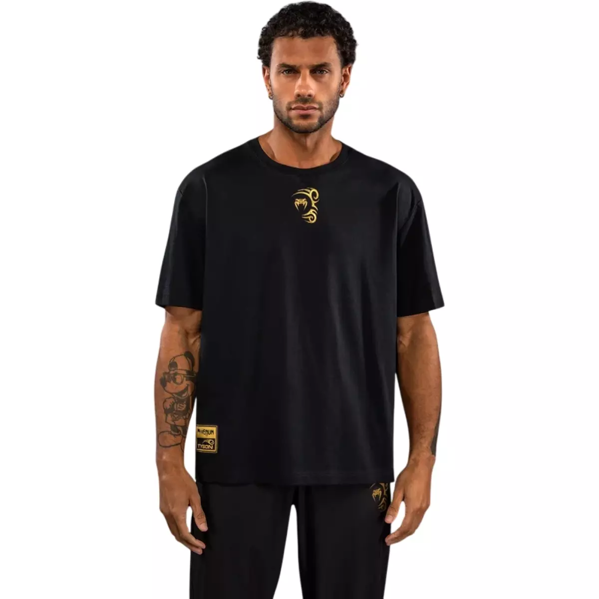 T-shirt Venum X Mike Tyson Tiger Noir Or