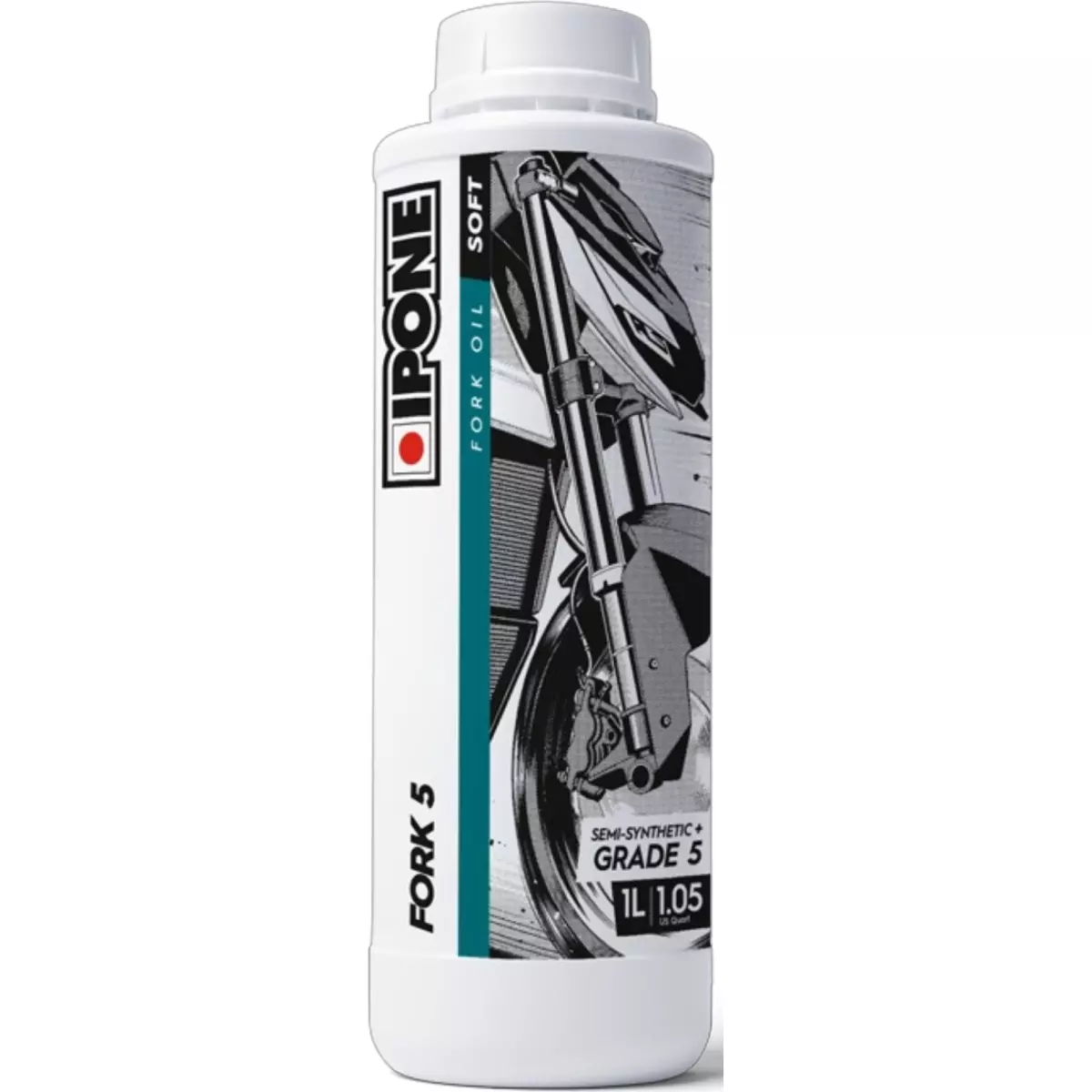 Huile De Fourche Ipone Fork Grade 5 Souple - 1L