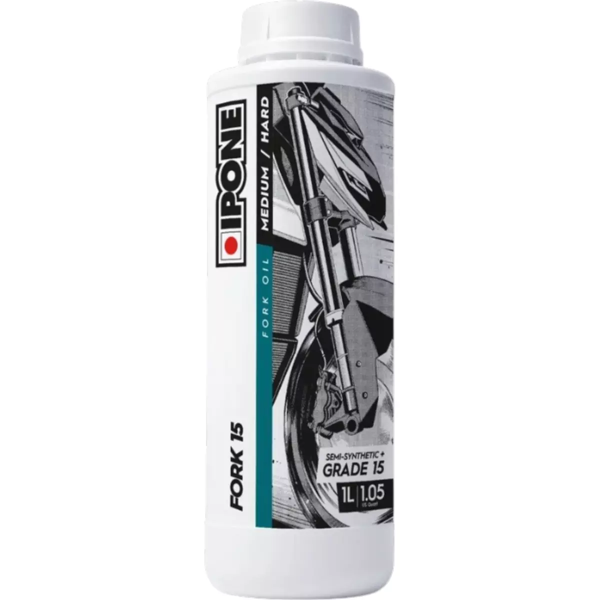 Huile De Fourche Ipone Fork Grade 15 Medium/Dure - 1L