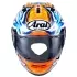Casque Arai RX-7V Evo Okamoto Compass Replica Bleu Blanc Orange