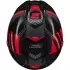 Casque MT Helmets Stinger 2 Tron B15 Noir Rouge Brillant