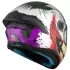 Casque MT Helmets Targo S Joke A5 Blanc Rouge Violet Brillant