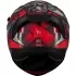 Casque MT Helmets Braker SV Fury C5 Noir Gris Rouge Brillant