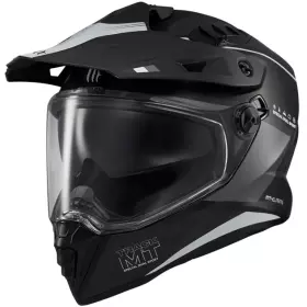 Casque MT Helmets Track SV Aries B1 Noir Gris Mat