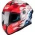 Casque MT Helmets Targo S Yamanaka 2025 A5 Rouge Blanc Bleu