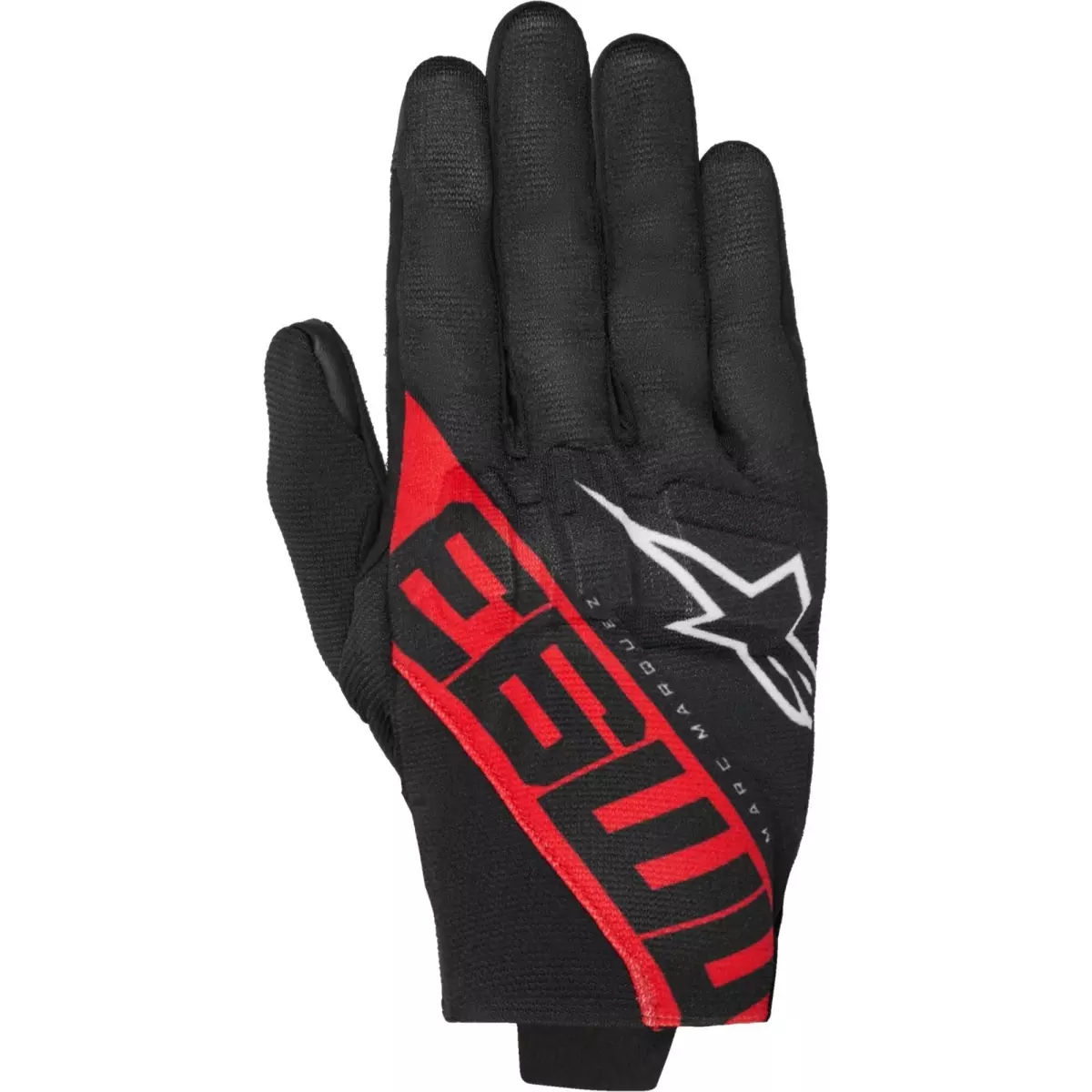 Gants Alpinestars MM93 Reef V2 Noir Rouge Vif