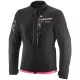 Blouson Femme Ixon Combat Lady Noir Blanc Rose Vif