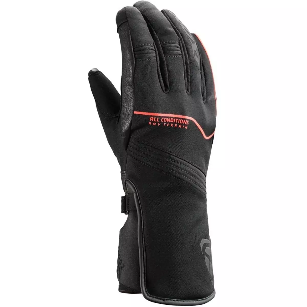 Gants Femme Ixon Pro Field 2 Lady Noir Rouge Vif