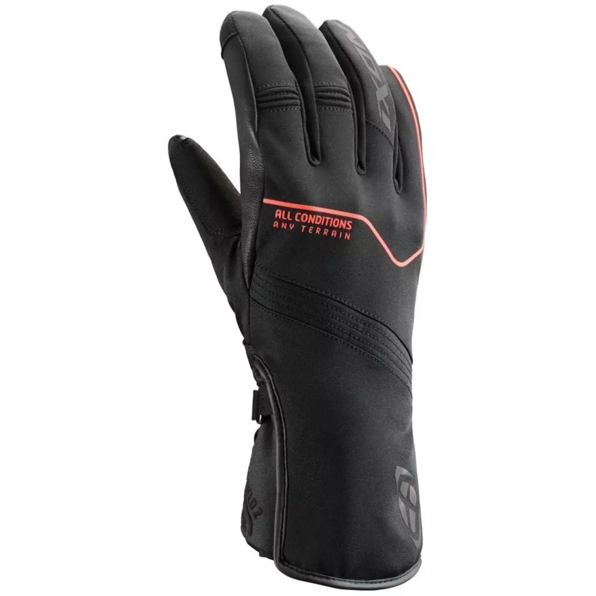 Gants Ixon Pro Field 2 Noir Rouge Vif