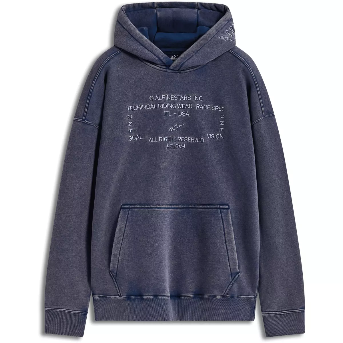Sweat Alpinestars Infinite Washed Oversized Gris