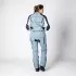 Pantalon Femme IXS Tourster STX 2.0 Laminated Grande Taille Bleu Gris