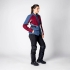 Veste Femme IXS Tourster STX 1.0 Laminated Grande Taille Bordeaux Bleu Clair