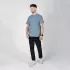 T-Shirt Femme IXS Brand 1.1 Bleu Gris