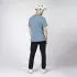 T-Shirt Femme IXS Brand 1.1 Bleu Gris