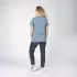 T-Shirt Femme IXS Brand 1.1 Bleu Gris