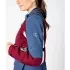 Veste Femme IXS Tourster STX 1.0 Laminated Bordeaux Bleu Clair
