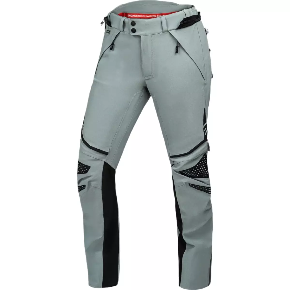 Pantalon Femme IXS Tourster STX 2.0 Laminated Grande Taille Bleu Gris