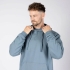 Sweat À Capuche IXS Brand 1.0 Bleu Gris