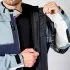 Blouson IXS Tourster STX 2.0 Laminated Bleu Foncé Bleu Clair Gris