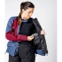 Veste Femme IXS Tourster STX 1.0 Laminated Grande Taille Bordeaux Bleu Clair