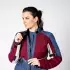 Veste Femme IXS Tourster STX 1.0 Laminated Bordeaux Bleu Clair