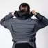 Veste Femme IXS Tourster GTX 1.0 Laminated Grande Taille Gris Foncé