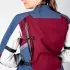 Veste Femme IXS Tourster STX 1.0 Laminated Grande Taille Bordeaux Bleu Clair