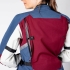 Veste Femme IXS Tourster STX 1.0 Laminated Grande Taille Bordeaux Bleu Clair