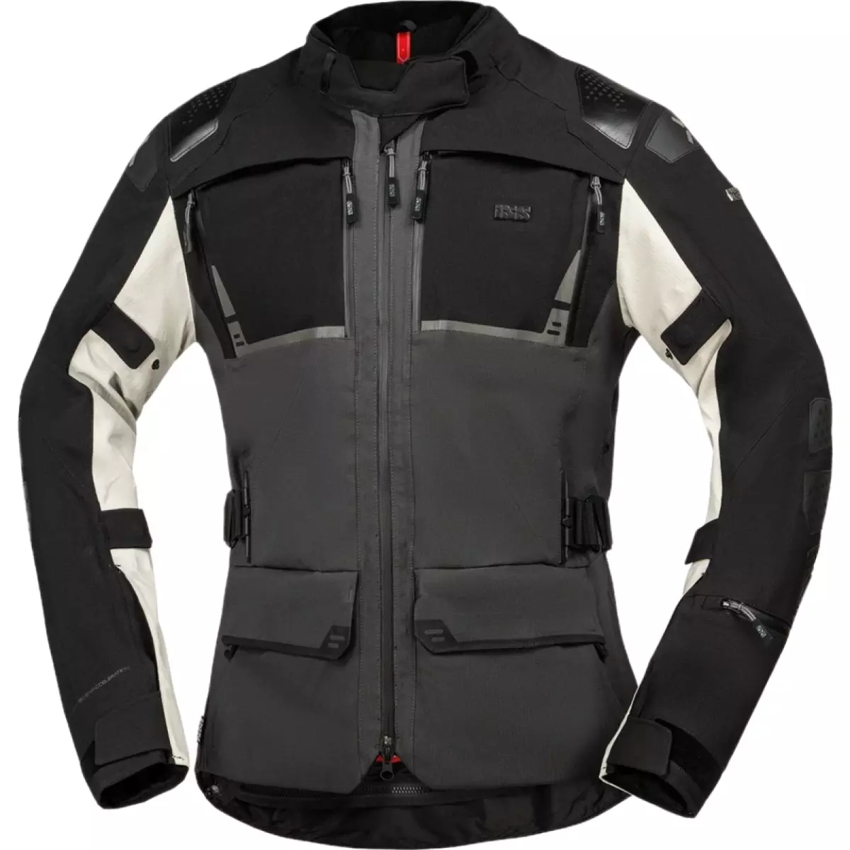 Veste IXS Tourster STX 2.0 Laminated Gris Foncé Noir Gris Clair