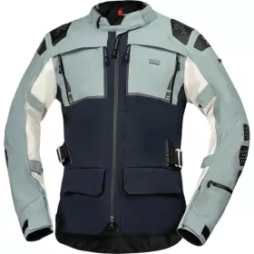 Blouson IXS Tourster STX 2.0 Laminated Bleu Foncé Bleu Clair Gris