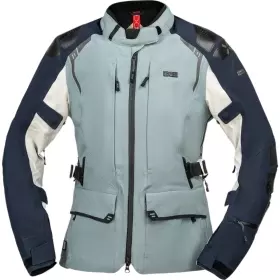 Veste Femme IXS Tourster STX 2.0 Laminated Bleu Foncé Bleu Gris