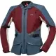 Veste Femme IXS Tourster STX 1.0 Laminated Grande Taille Bordeaux Bleu Clair