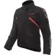 Blouson Femme Dainese Avro 6 Noir Blanc Rouge Fluo