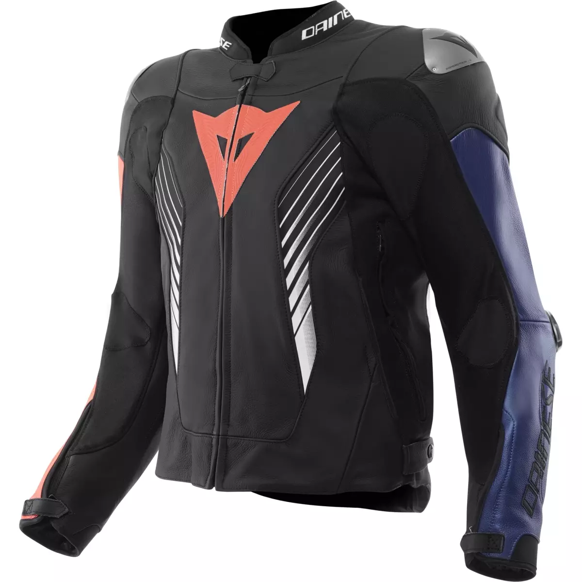 Blouson Dainese Super Speed 5 Noir Bleu Fluo Rouge