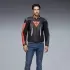 Blouson Dainese Super Speed 5 Noir Bleu Fluo Rouge