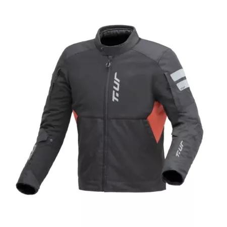 Blouson T.UR Garda Hydroscud® Noir Rouge - Blouson Moto T.UR